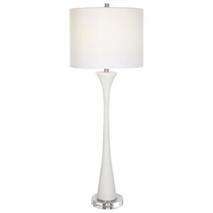 Fountain White Marble Buffet Lamp