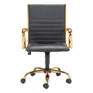 Profile Black and Gold Office Chair